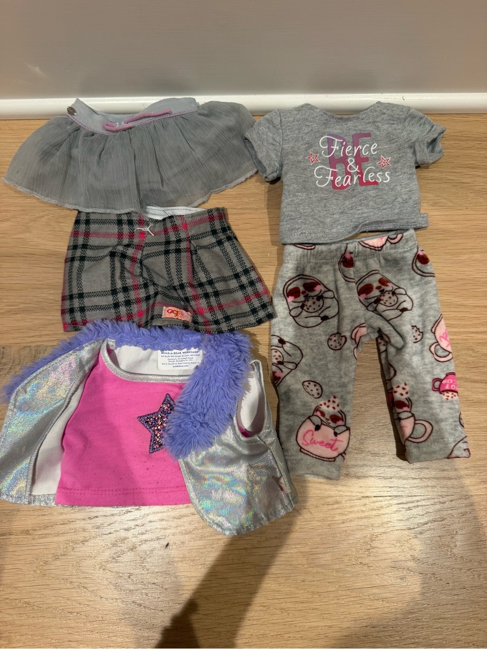 American Girl Gray clothing bundle